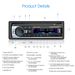 Car Stereo Audio Car Radio Player MP3 Radio with AUX-IN SD USB DC 12V USB MP3 MMC WMA FLAC Bluetooth_voghion.com
