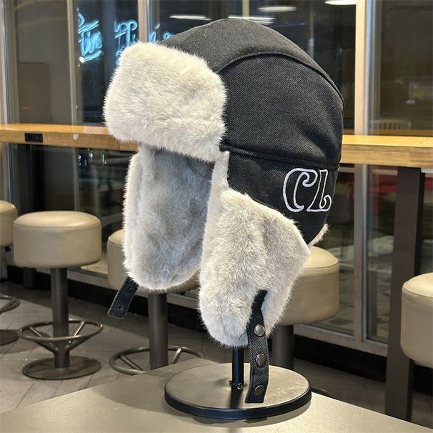 Cappello Lei Feng per uomo e donna dello stesso stile, autunno e inverno, caldo e spesso, in peluche, versatile, per ciclismo, sci e protezione per le orecchie._voghion.com