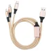 Cavo di ricarica rapida multi-USB intrecciato in nylon 3 in 1 da 1,2 m, micro USB tipo C per caricabatterie per telefono Xiaomi, Samsung e Android_voghion.com