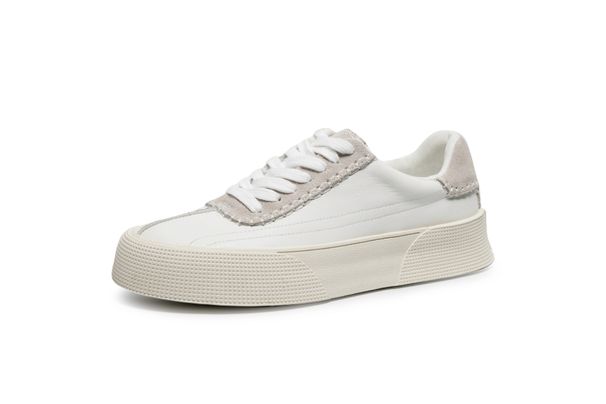 Scarpe bianche estive da uomo in pelle, versione coreana, casual, semplici, alla moda, versatili, traspiranti_voghion.com