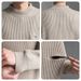 Neuer lockerer Pullover mit langen Ärmeln für Herbst und Winter, trendiger Reißverschluss für Herren, Strickpullover mit halbhohem Kragen_voghion.com