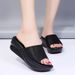 Slippers Women's Sequined Summer New Roman Platform Wedge Slippers Women's Simple Sandals Women's_voghion.com