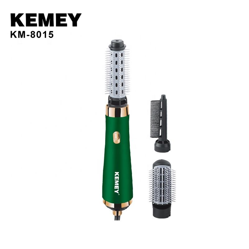 KEMEY KM-8015 Nuovo 3 in 1 Asciugacapelli Multifunzionale 3d Stereo Riscaldamento Soffio Arricciatura E Stiratura Capelli Secchi Con Pettine_voghion.com