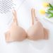 Women's Intimates Smooth Seamless Bra Low Heart Push Up Adjustment Type With Steel Ring Bra Underwear_voghion.com