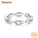 Tancise Anello in argento con zirconi classici Gioielli da donna Promessa di nozze Regalo per feste_voghion.com