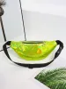 Holografische Gürteltasche, wasserdichte glänzende Tasche aus Hologramm-PU, Laser-Gürteltasche mit verstellbarem Gürtel, Sport-Gürteltasche_voghion.com