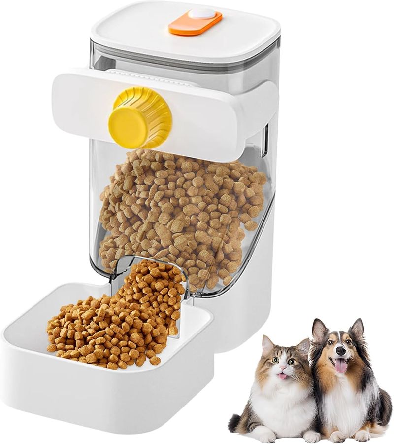 Futterspender Für Haustiere, Automatisches Futter Für Hunde, Automatische Haustierfütterung Katzenfutter, Futterspenderr Für Kleintierkäfige Kaninch_voghion.com