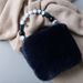 Fashionable Personality Beaded Handmade Color-Block Resin Bag Handheld Acrylic Bead Chain_voghion.com