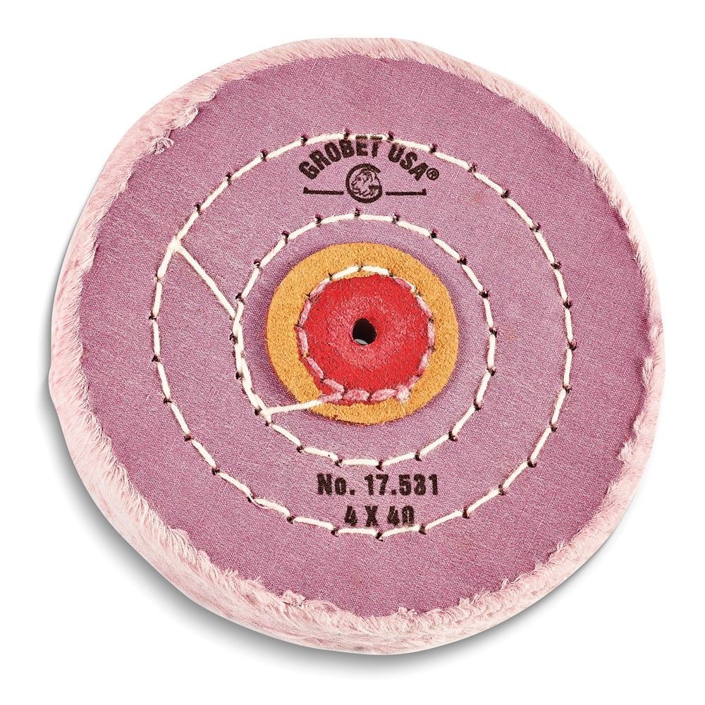 Berry Muslin 4in Dia 40 Ply 3 Rows Leather Center Buff_voghion.com