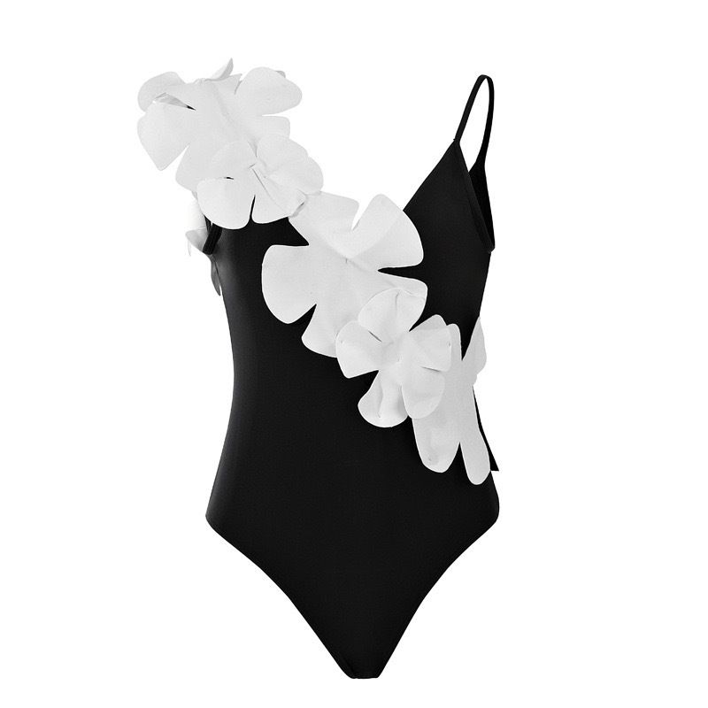 Costume da bagno intero in tinta unita Tengwei 2023 nuova gonna da spiaggia per costume da bagno da donna_voghion.com