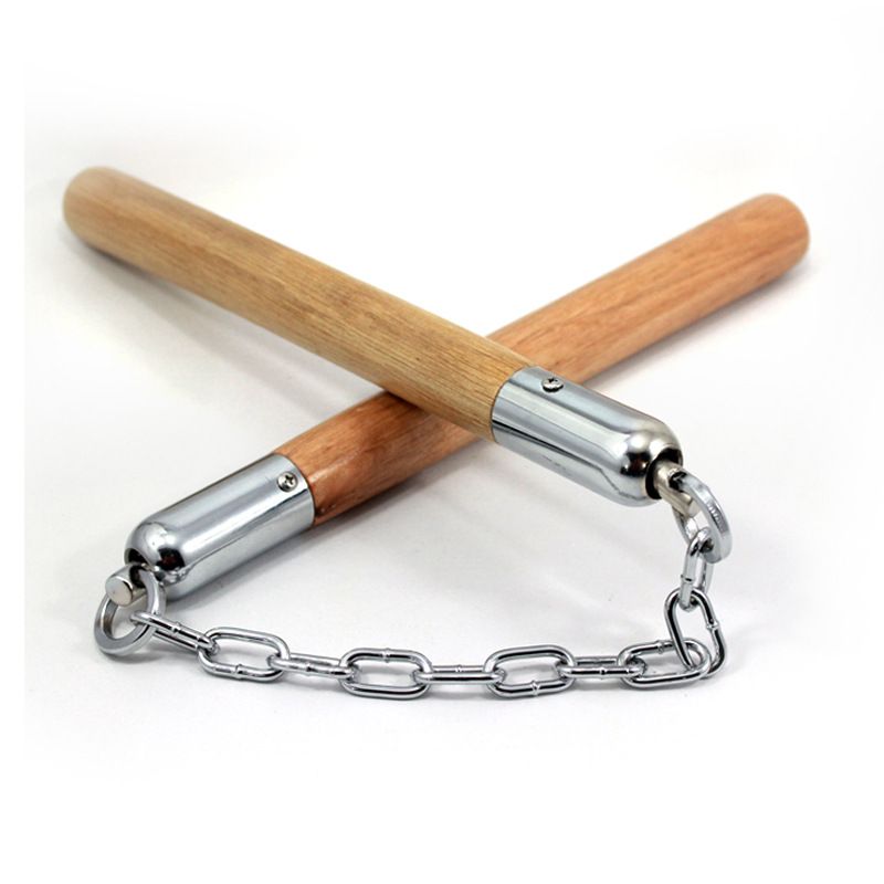 Farbiges Holz für Übung, Leistung und Selbstverteidigung, Spezialstock, realistischer, natürlicher Massivholzstock mit zwei Abschnitten_voghion.com