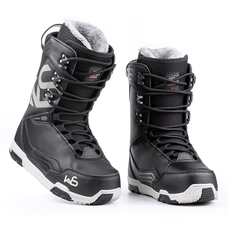 Ghete de snowboard all-around pentru toate tipurile de snowboard Pantofi de snowboard impermeabili pentru bărbați și femei, cu platformă plată, alunecare cu tăiere_voghion.com