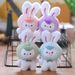 Keychain Adorable Plush Bunny Cute Rabbit Bag Charm Soft Animal Stuffed Doll_voghion.com