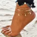 Fußkettchen Wukalo Boho Strass Herz Anhänger Fußkettchen für Frauen Böhmischen Sommer Strand an Fuß Knöchel Armbänder Schmuck_voghion.com