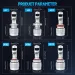 ACTVTCA H4 H7 Bi Projector Len 20000LM 180W LED Headlight 4300K 6500K Bulb H8 H9 9005 9006 HB3 HB4 H11 9012 Car_voghion.com