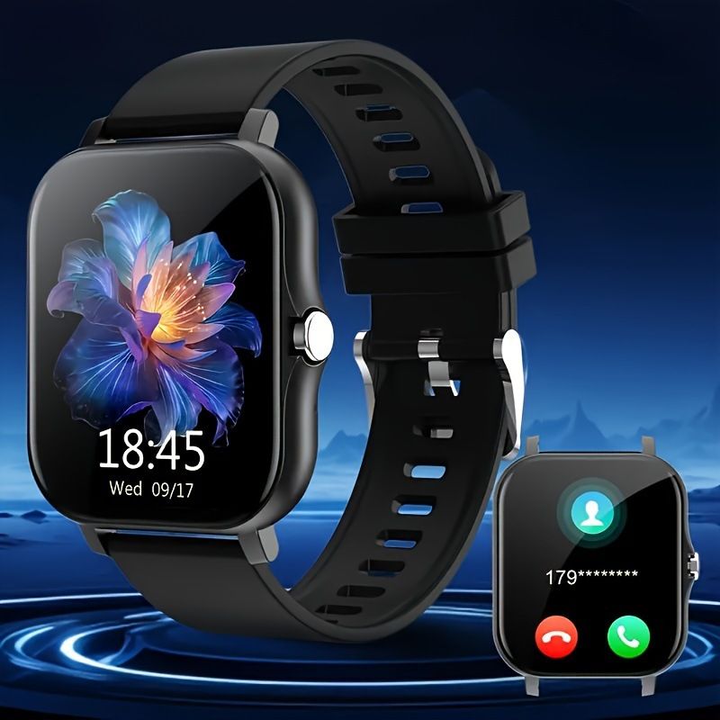 Ultra-Slim 1.83-inch Full-Touch Smart Watch 2025 - Elegant Design, Call/SMS Notifications & Long Battery Life_voghion.com