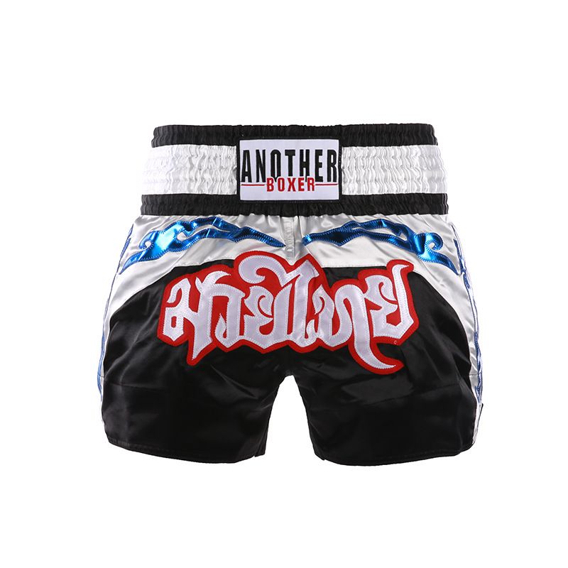 Autentsed Muay Thai lühikesed püksid Patchwork poksipüksid ONE võistluspüksid MMA treeningriiete trend_voghion.com