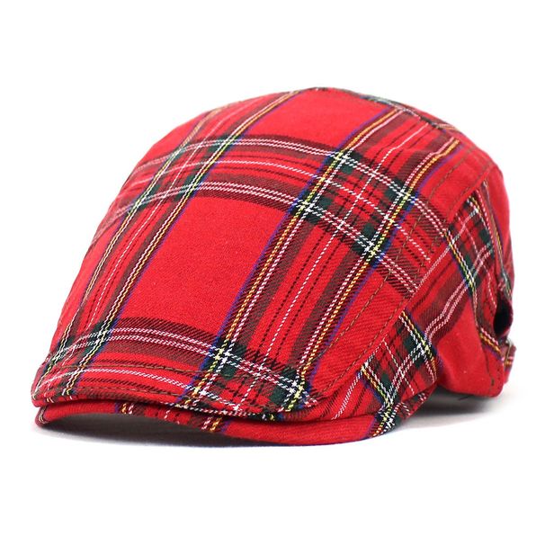 2022 British Style Beret For Men Women, Spring And Autumn Casual Cotton Duckbill Cap With Curved Brim_voghion.com