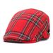 2022 British Style Beret For Men Women, Spring And Autumn Casual Cotton Duckbill Cap With Curved Brim_voghion.com