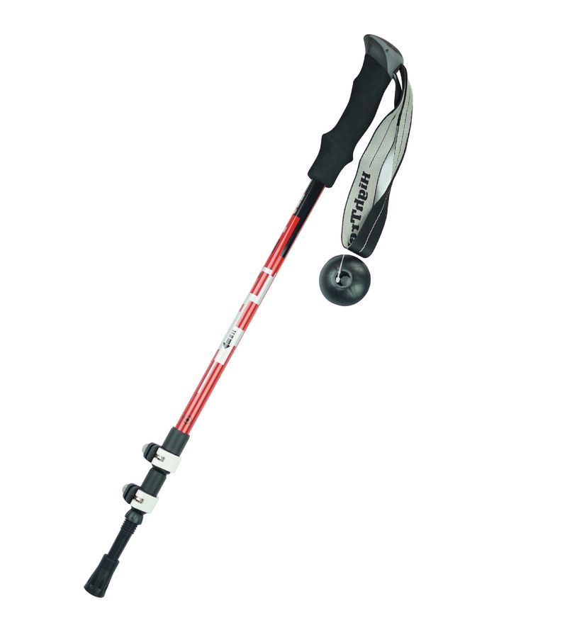 7075 Letter External Lock Telescopic Straight Handle Aluminum Alloy Four-color Optional For Outdoor Hiking,_voghion.com