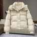 Women's Winter Puffer Jacket – Oversized Hooded Coat With Thick Cotton Fill (M-3XL, Black/Brown/Pink/Beige/Khaki)_voghion.com