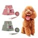 Guangying 1 Set Pet Leash Set Soft Comfortable Adjustable Alphabet Pet Puppy Dog Chest Strap Leash Set Pet Supplies_voghion.com