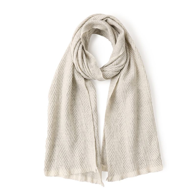 Nuova sciarpa a spina di pesce in lana autunno inverno da donna, grande scialle, disponibile all'ingrosso_voghion.com