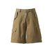 Herrenbekleidung Sommer Neue Arbeitskleidung mit weitem Bein Lässige Shorts Herren Lose Kurzhose Gerade Lange Hose_voghion.com