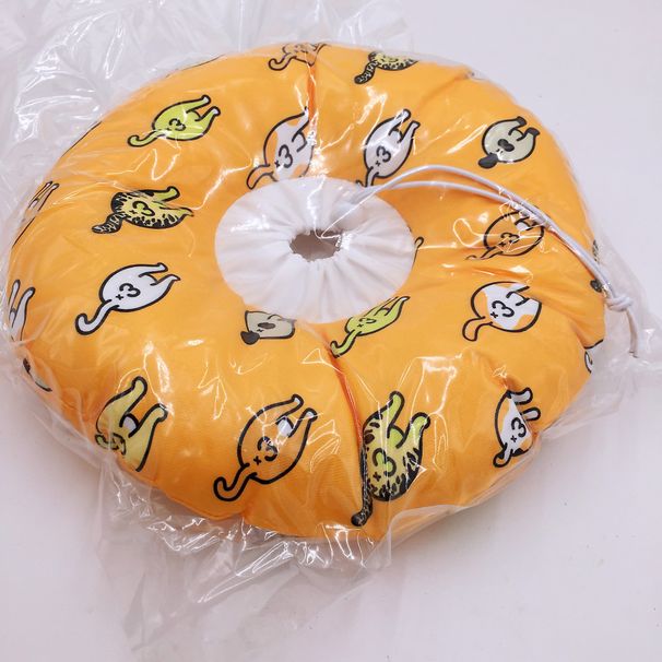 Collier de protection pour le cou et la tête, imperméable, double face, style élisabéthain, doux et anti-rayures, pour chat_voghion.com