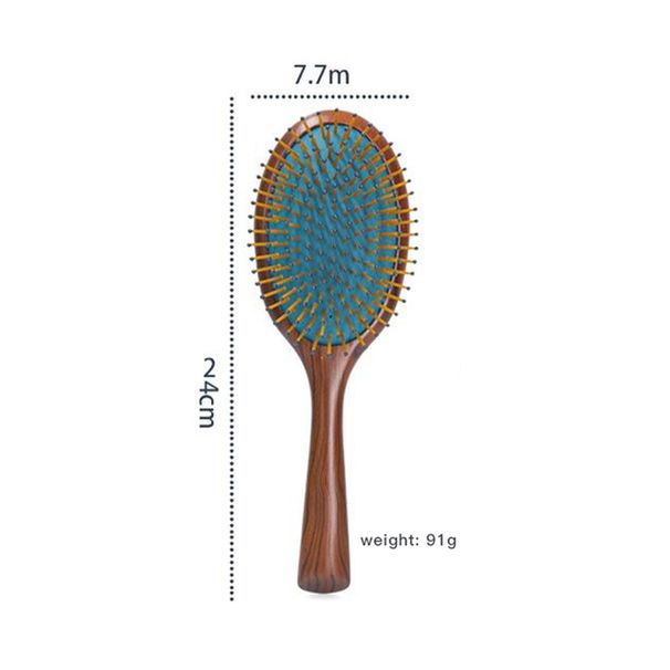 1Pcs/Escova de cabelo de faia Airbag Massagem Pente de couro cabeludo Escovas de madeira natural Antiestático Ferramentas de modelagem de cabelo Massagem Melhora o crescimento do cabelo_voghion.com