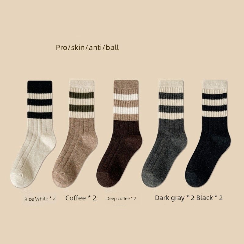 Women's Mid-Calf Length Socks Travel Exercise Daily Disposable Summer Breathable Maillard Stockings_voghion.com