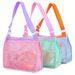 1pc Kinder Strand Mesh Tasche für Muscheln Lagerung, Jungen Mädchen Schwimmen Zubehör_voghion.com