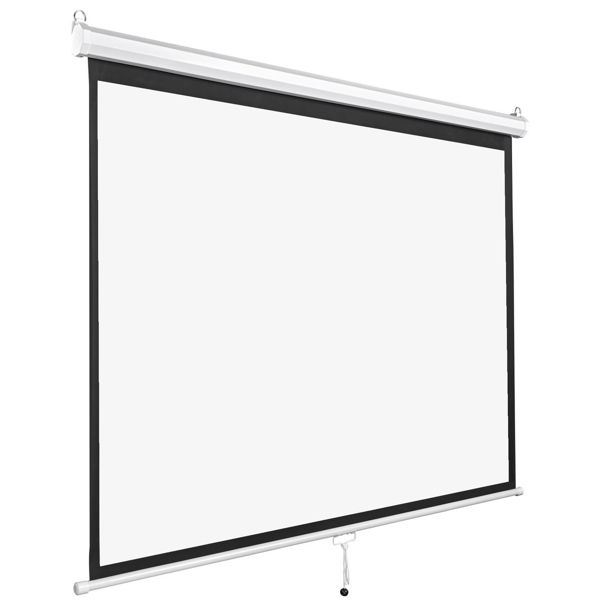 72in Diagonal 4:3 Manual Projector Screen_voghion.com