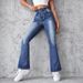2025 New European And American Embroidered High Waisted Washed Fashion Bell Bottom Pants Jeans For Women_voghion.com