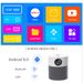 M1 Android Wifi Älykäs Miniprojektori Full HD 1080P Kannettava LED-projektori 4K Bluetooth-projektori 5000 Lumen Kotiteatteri_voghion.com