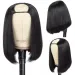 Straight Short Bob Wig V Part Bob Wigs Glueless U Part Human Hair Brazilian Short Wigs_voghion.com