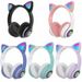 S-28 Cat's Ears (Steamed Cat-ear Shaped Bread) Headworn Bluetooth Game Call Subwoofer Headset_voghion.com