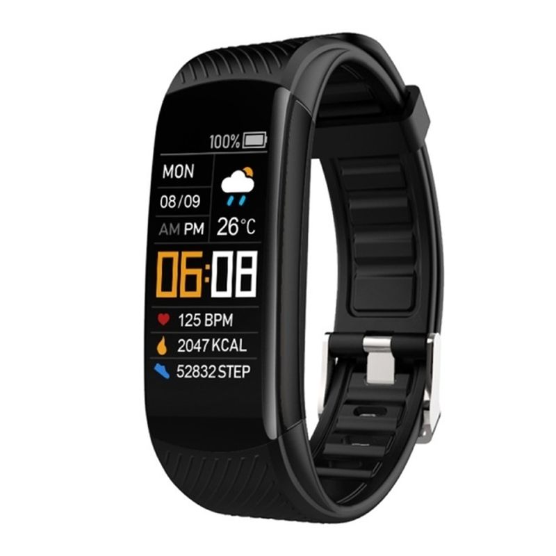 C5S Inteligentna opaska na nadgarstek Fitness Tracker Bransoletka Fit Mężczyźni Kobiety Kid Smartwatch Sport Wodoodporny Podłączony inteligentny pasek do zegarka z pomiarem tętna_voghion.com