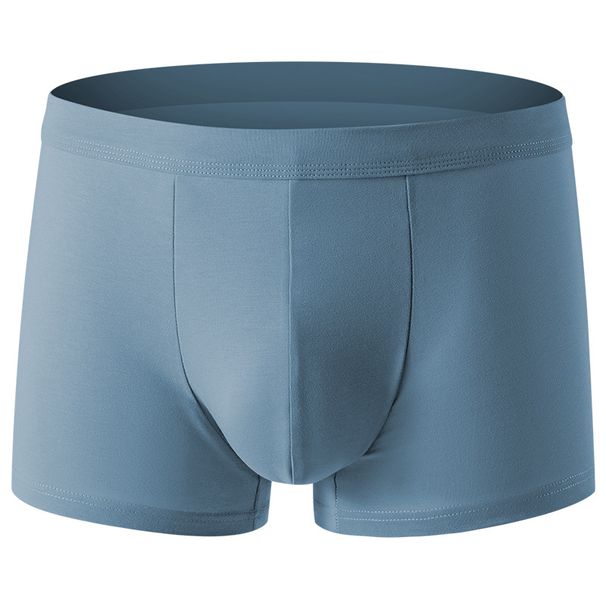 Intimo da uomo in cotone pettinato, taglie forti, per uomini grassi, boxer larghi, comodi e traspiranti, a vita media_voghion.com