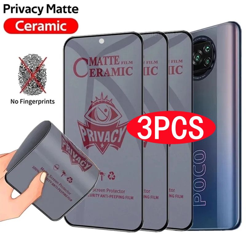 Salvaschermo privacy in ceramica opaca per Xiaomi Poco X3 Pro F3 M3 M4 Redmi Note 8 9 10 11 Pro 10S 9S 9T 8C 9A An_voghion.com