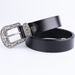 Women's Genuine Leather Belt With Alloy Flower Buckle - Two-Layer Cowhide For Casual & All-Match Style_voghion.com