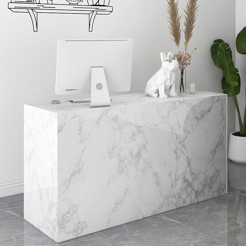 Thickened White Pattern Self-Adhesive Oil-Proof Sticker Furniture Modification Marble Wallpaper_voghion.com