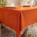 Geometric Tablecloth With Tassels – Non-Slip & Durable Polyester Fabric For Dining/Picnic/Café (140x100cm To 140x260cm, 4 Colors)_voghion.com
