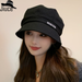 Fisherman's Hat Autumn And Winter New Octagonal Beret Children's Solid Color Show Face Small Basin Hat Temperament Versatile Pile Hat_voghion.com