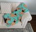 Fawn French Bulldog Quilted Blanket 50x60 Artwork Pattern Quilted Throw Blanket for Bed, Couch, Sofa, Soft and Lightweight_voghion.com