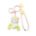 Cartoon Creative Spring Outing Cute Exquisite Kitten PV Soft Rubber Keychain Backpack Pendant Ornament Gift_voghion.com