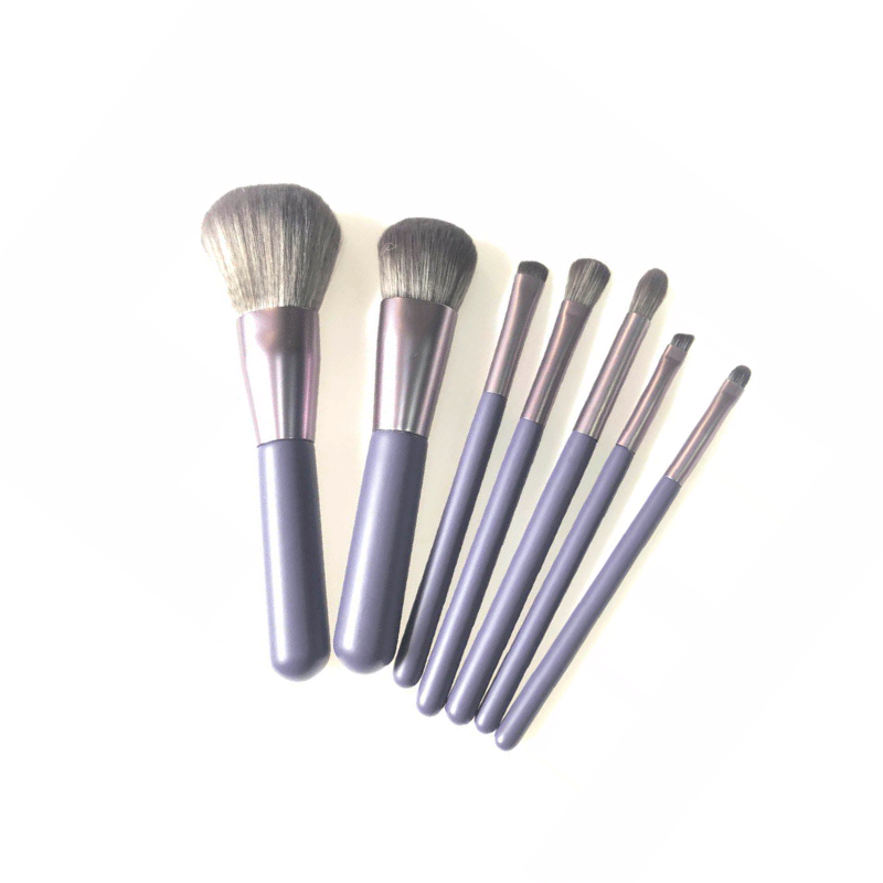 Fasion 7 τεμάχια 3 χρώματα πινέλα μακιγιάζ με ξύλινη λαβή, ανάμειξη βάθους, δύναμη ματιών, πρόσωπο, σταδιακή αλλαγή, καλλυντικό μακιγιάζ ομορφιάς_voghion.com