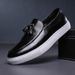2025s 2021 Summer New Large Size 47 Sneakers Korean Style Slip-On Lazy Casual Leather Men's Shoes_voghion.com