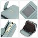 Women's Leather Wallet Short Card Bag Ins Simple Small Wallet Rfid Cowhide Coin Wallet_voghion.com