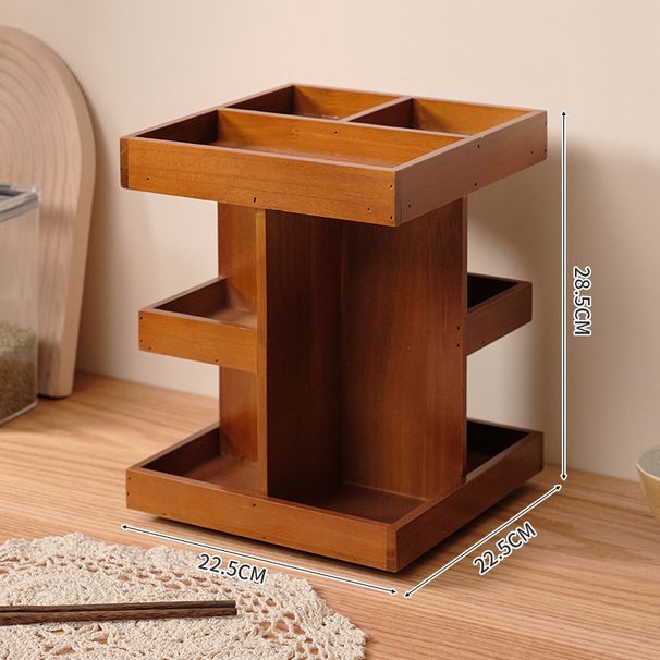 Organizador de maquiagem giratório 360° - Caixa de armazenamento de cosméticos multicamadas para penteadeira e mesa de trabalho_voghion.com